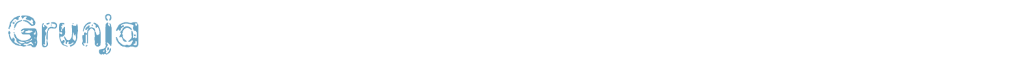 sample Grunja font