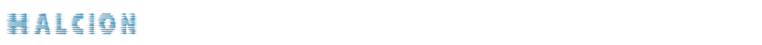 sample Halcion font