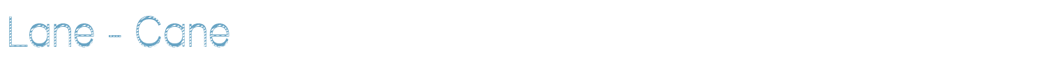 sample Lane - Narrow font