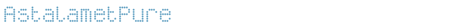 sample AstalametPure font