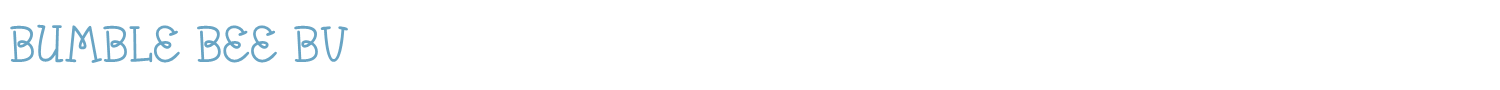 sample Bumble Bee BV font