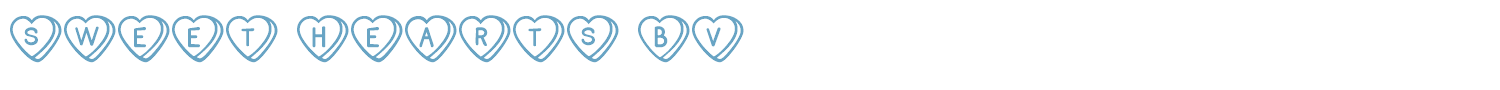 sample Sweet Hearts BV font