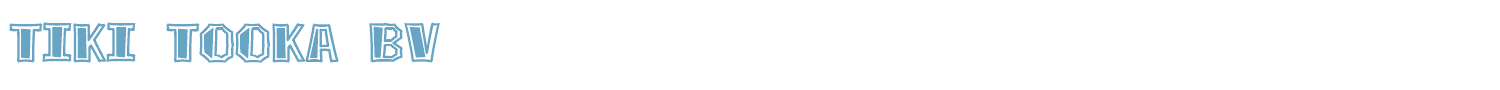 sample Tiki Tooka BV font