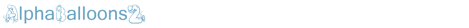sample AlphaBalloons2 font