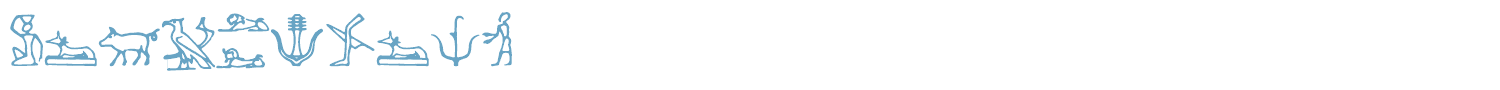sample Hieroglify font