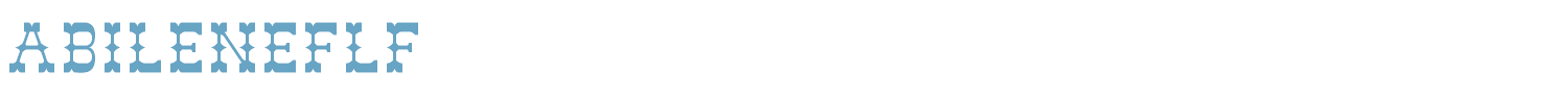 sample AbileneFLF font