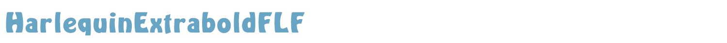 sample HarlequinFLF font