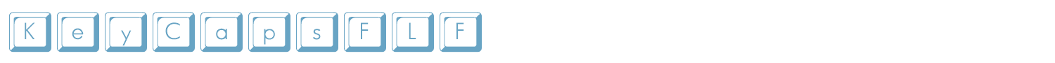 sample KeyCapsFLF font
