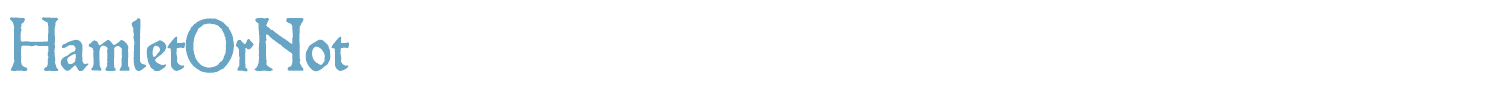 sample HamletOrNot font