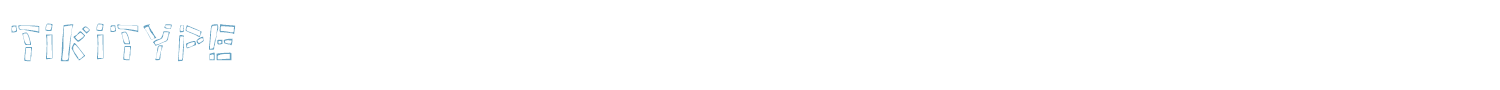 sample Tikitype font