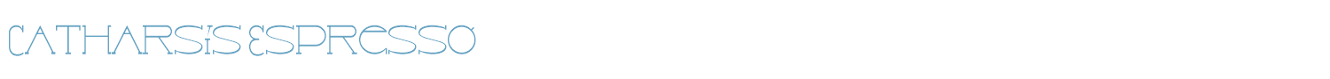 sample Catharsis Espresso font