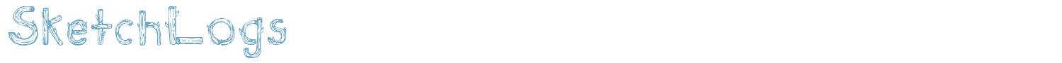 sample Sketch Logs font