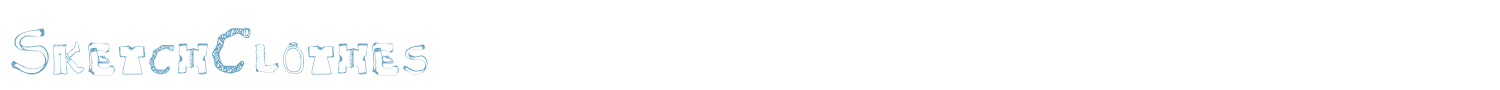 sample SketchClothes font
