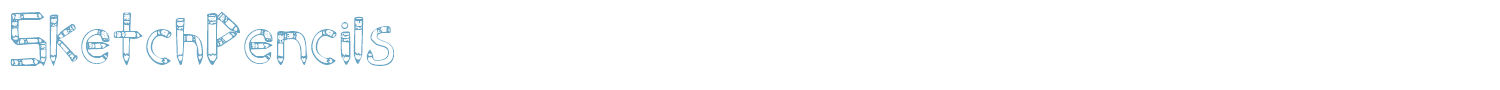 sample SketchPencils font
