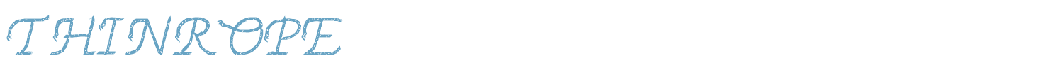 sample THINROPE font