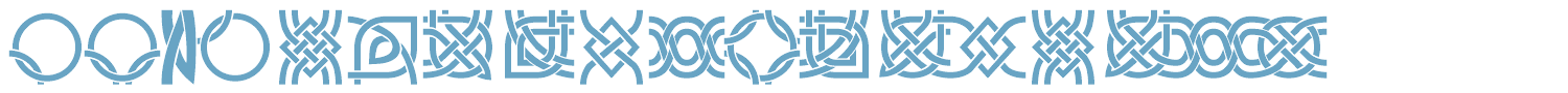 sample DS Celtic Border 1 font