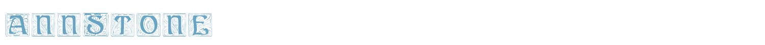 sample AnnStone font
