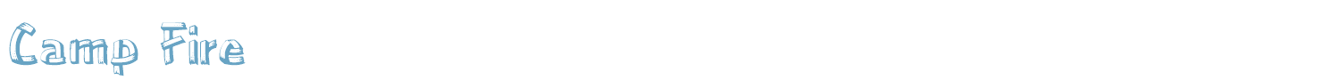 sample Camp Fire font
