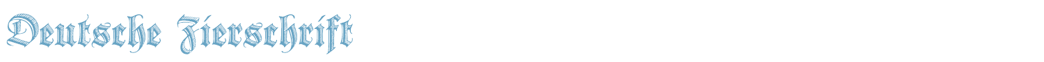sample Deutsche Zierschrift font