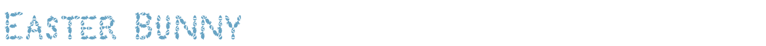 sample Easter Bunny font