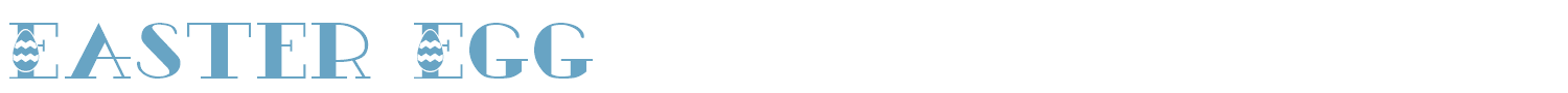 sample Easter Egg font