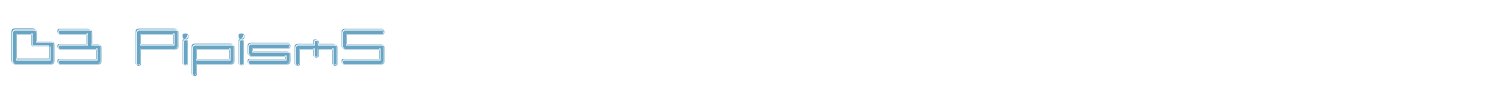sample D3 Pipism font