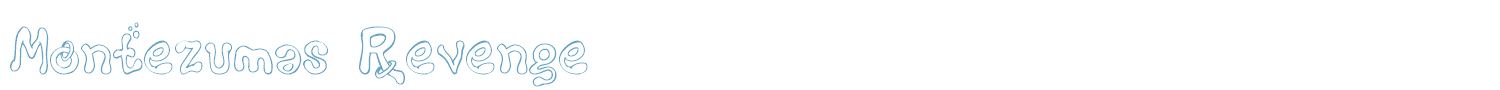 sample Montezumas Revenge font