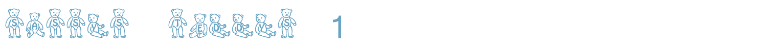sample Sassys Teddys 1 font