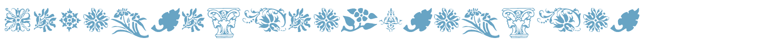 sample Printers Ornaments font