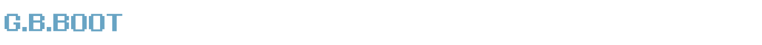 sample G.B.BOOT font