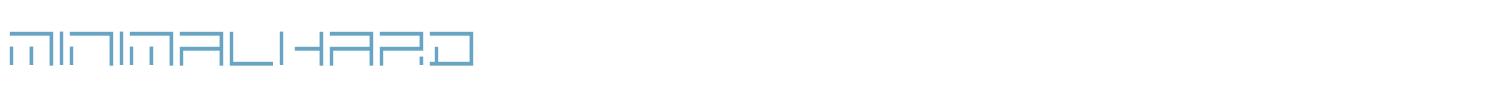 sample Minimalhard font