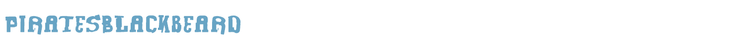 sample Pirates font