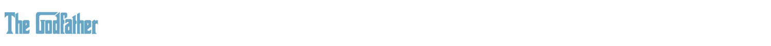 sample The Godfather font
