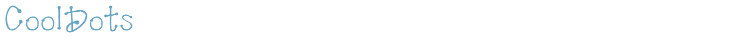 sample CoolDots font