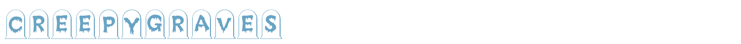 sample Creepy Graves font
