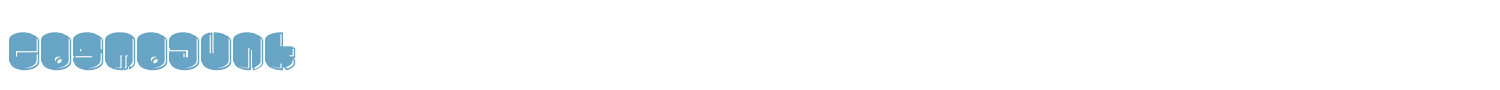 sample Cosmojunk font
