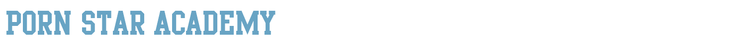 sample Porn Star Academy font