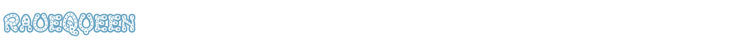 sample RaveQueen font