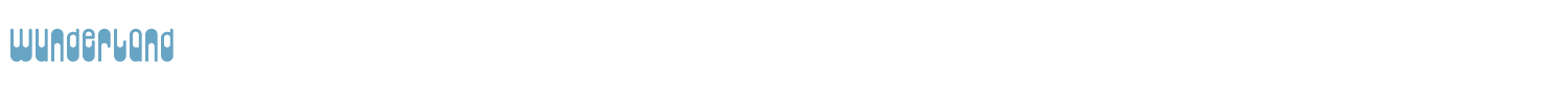sample Wunderland font
