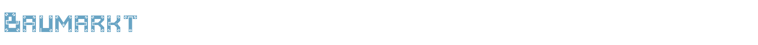 sample Baumarkt font