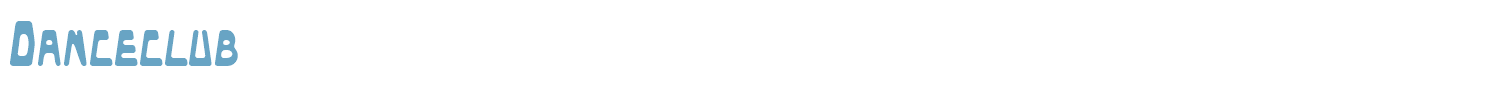 sample Danceclub font