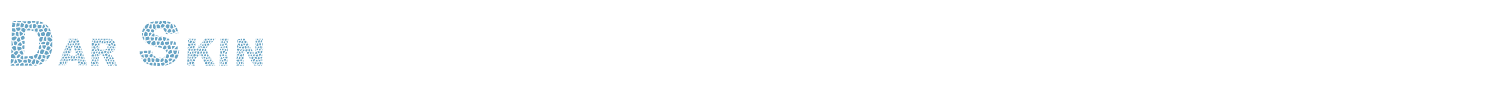 sample Dar Skin font