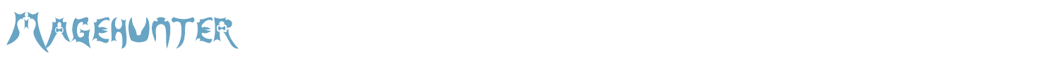 sample Magehunter font