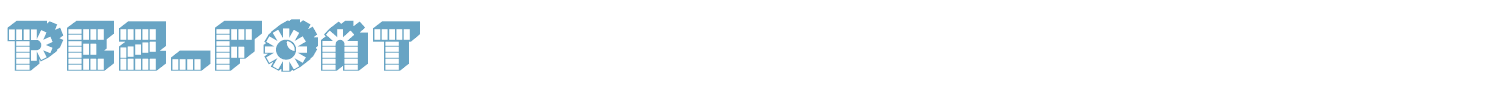 sample PEZ font