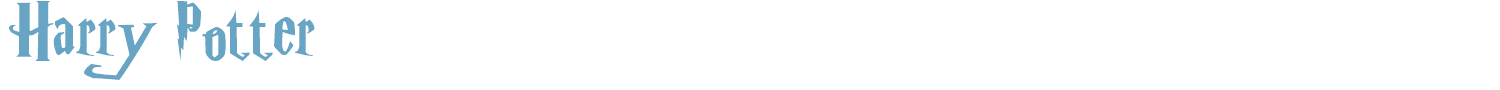 sample Harry Potter font