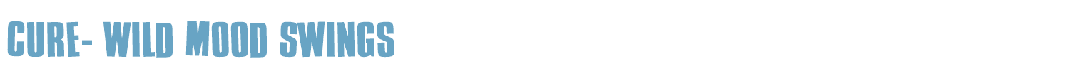 sample Cure Wild Mood Swings font