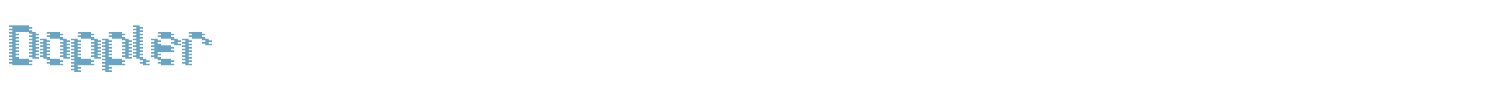 sample Doppler font