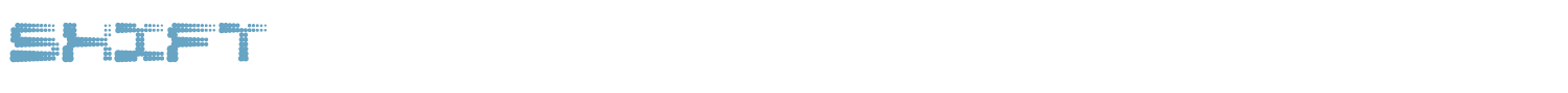sample Shift font