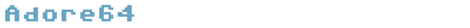 sample Adore64 font