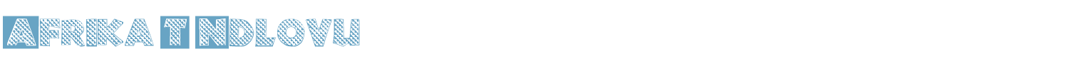 sample Afrika T Ndlovu font